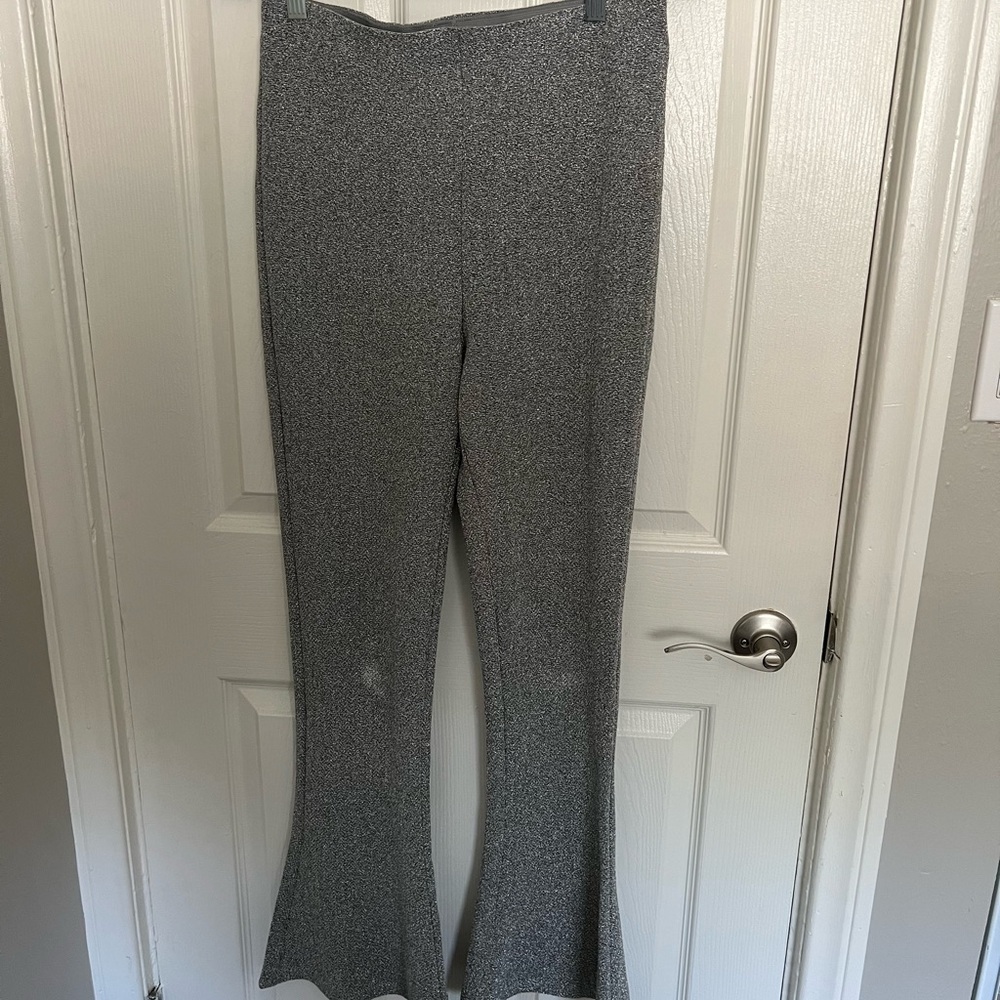 H&M Glitter Flare Pants